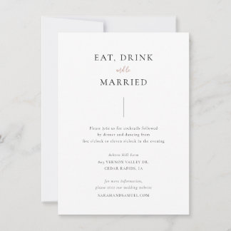 シンプルな詳細カード, 結婚式詳細カード 招待状