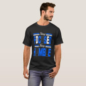 シンプルな謙虚さ ダークTシャツ Tシャツ (正面フル)
