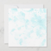 シンプルな貝殻の行先のブライダルシャワーの招待 招待状 (裏面)