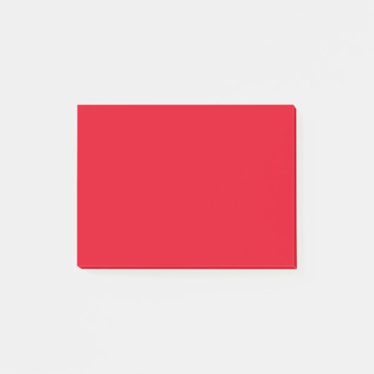 シンプルな赤 ポストイット (正面)