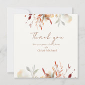 シンプルな野の花のベビーシャワー (正面)