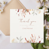 シンプルな野の花のベビーシャワー