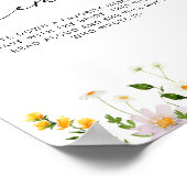 シンプルな野生の花の新婦との思い出 ポスター (角)