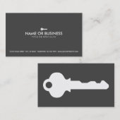 シンプルな鍵 名刺 (正面/裏面)