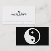 シンプルな陰陽 名刺 (正面/裏面)