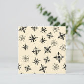 シンプルな雪の結晶 クリスマス (スタンド正面)
