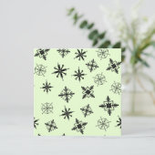 シンプルな雪の結晶 クリスマス (スタンド正面)