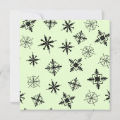 シンプルな雪の結晶 クリスマス (正面)