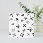 シンプルな雪の結晶 クリスマス (スタンド正面)