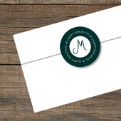 シンプルな雪の結晶 ハッピー ホリデーズ ダーク グリーン カード