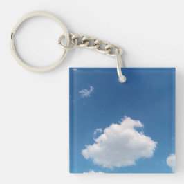 シンプルな雲 キーホルダー