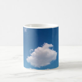 シンプルな雲 コーヒーマグカップ