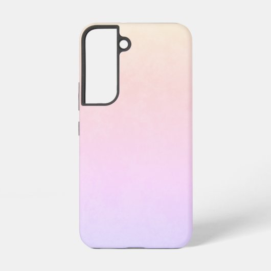 シンプルな霜降りシャンパンピンクオンブレ SAMSUNG GALAXYケース (裏面)