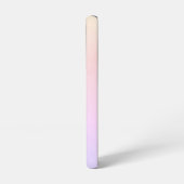 シンプルな霜降りシャンパンピンクオンブレ SAMSUNG GALAXYケース (左側面)
