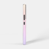 シンプルな霜降りシャンパンピンクオンブレ SAMSUNG GALAXYケース (右側面)