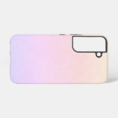 シンプルな霜降りシャンパンピンクオンブレ SAMSUNG GALAXYケース (裏面横)