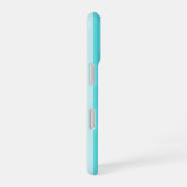 シンプルな青いケース iPhone 16ケース (右側面)