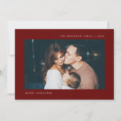 シンプルな願い | ミニマルな2枚の写真 シーズンカード (正面)