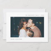 シンプルな願い | ミニマルな2枚の写真 シーズンカード (正面)