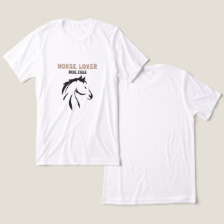 シンプルな馬の顔のデザイン 馬を愛する人へ トライブレンドＴシャツ