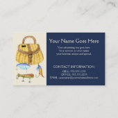 シンプルな魚釣りのチャーターのボートガイドビジネス魚 名刺 (裏面)