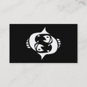 シンプルな魚類 名刺 (裏面)