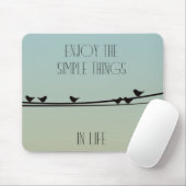 シンプルな鳥のもの マウスパッド (マウス)