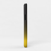 シンプルな黒とゴールドのiPhone 7 カバー (裏面/右)