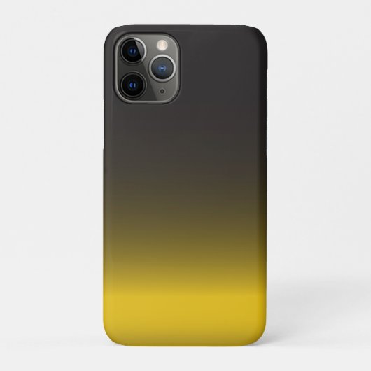 シンプルな黒とゴールドのiPhone 7 カバー (裏)