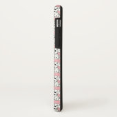 シンプルな黒のダルメシアンぬいぐるみイラスト Case-Mate iPhoneケース (裏面/左)