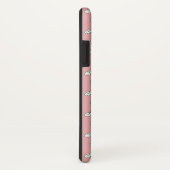 シンプルな黒のダルメシアンぬいぐるみイラスト Case-Mate iPhoneケース (裏面/右)