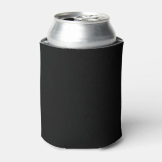 シンプルな黒単色 缶クーラー