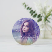 シンプルな黒板 卒業パーティー招待状 招待状 (スタンド正面)