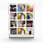 シンプルな12枚の写真コラージュ ギフト フォトブロック<br><div class="desc">リーズのウェディングフォトグラファー、John Hopeの写真。彼のサイトはこちら http://www.johnhopephotography.com

白いフレームの12枚の写真。 「編集ボタン」をクリックして「画像を切り抜く」から、画像をフレームに収まるように調整してください。右側の  -ボタンでサイズを変更することも、画像を選択した状態でマレキュールツールを使用することもできます。</div>