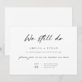 シンプルな40周年結婚記念日 招待状 (正面/裏面)