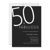 シンプルな50歳の誕生日お祝い