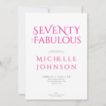 シンプルな70歳の誕生日パーティー お祝い70歳