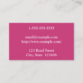 シンプルな、基本的な公証人の名刺 名刺 (裏面)