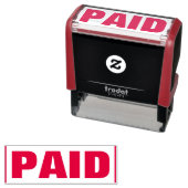 シンプルな「有料」ゴム印 セルフインキングスタンプ (インサイチュ)