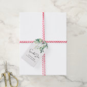 シンプルな Save The Date ギフトタグ (より糸付き)