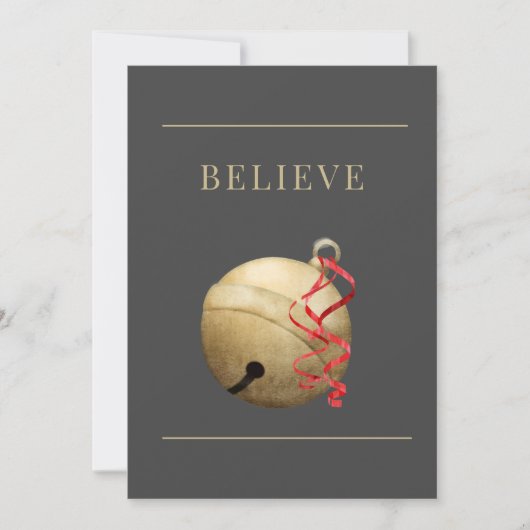 シンプルなBELIEVEとジングルベルのクリスマス (正面)