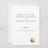 シンプルなBELIEVEとジングルベルのクリスマス (裏面)