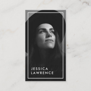 シンプルなheadshotの写真俳優モデル写真撮影 名刺