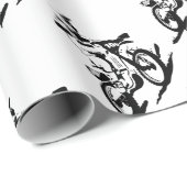 シンプルなMotorcrossのバイクおよびライダー ラッピングペーパー (ロールコーナー)