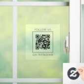 シンプルなQRコード　インスタグラムでフォローしよう ウィンドウサイン (ホーム)