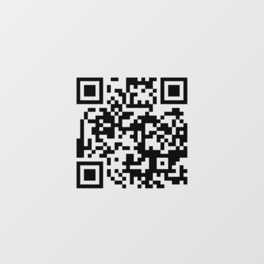 シンプルなQRコード　インスタグラムでフォローしよう ウィンドウサイン (シート)