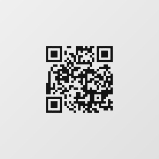 シンプルなQRコード インスタグラムでフォローしよう ウィンドウサイン (シート)