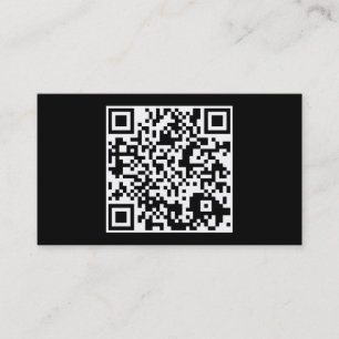 シンプルなQRコード 名刺