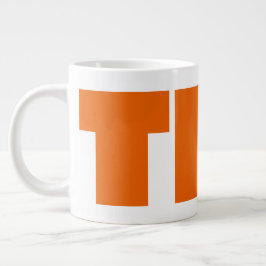 シンプルなTEAマグカップ ジャンボコーヒーマグカップ