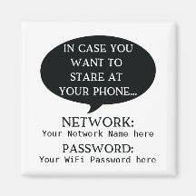 シンプルなWiFi詳細ネットワークパスワード